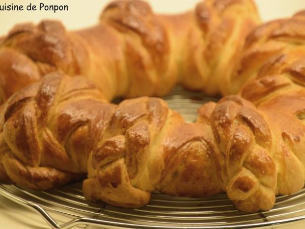 Brioche roulée en petites tresses au chocolat - Préparation etape 9