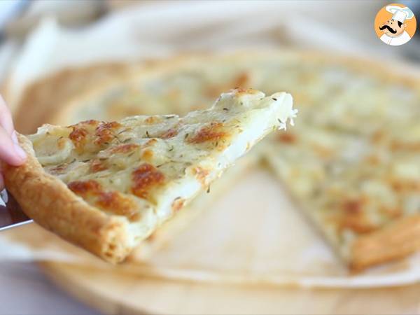 Tarte feuilletée aux topinambours - Préparation etape 5