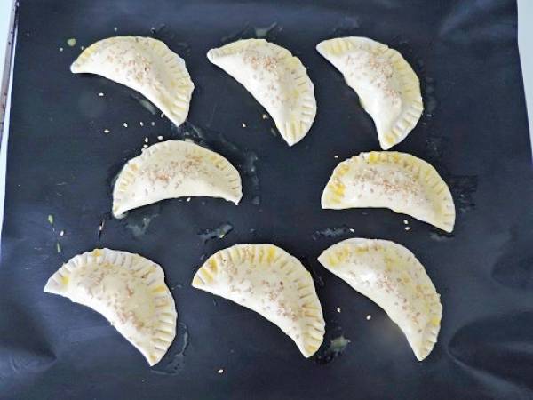 Feuilleté au thon parfumé à l'ail des ours - Préparation etape 4