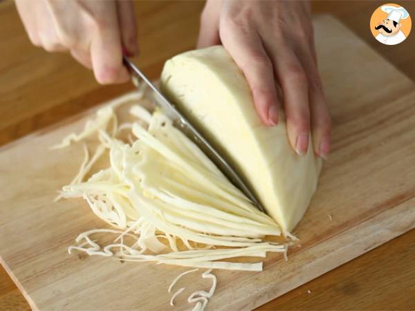 Coleslaw à l'américaine (salade de chou et carotte) - Préparation etape 1