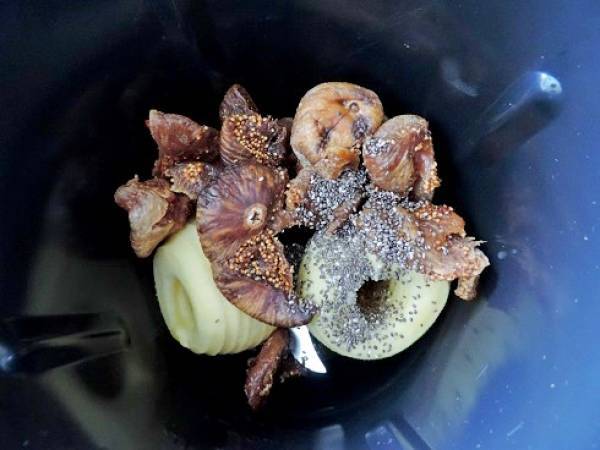 Biscuit amande-figue, vegan et sans gluten - Préparation etape 1