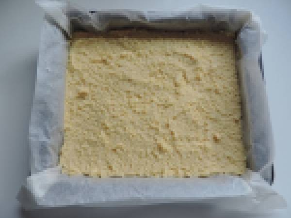 Basboussa aux amandes - Préparation etape 1