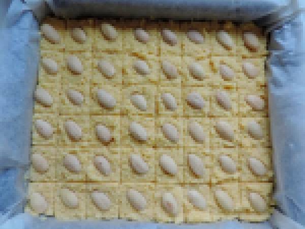 Basboussa aux amandes - Préparation etape 2