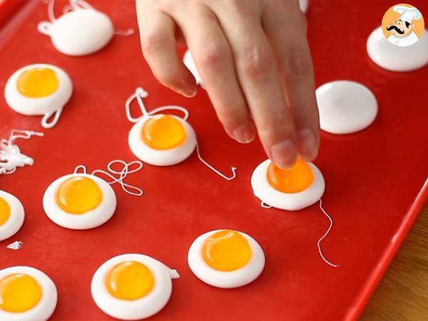 Bonbons œufs au plat (faciles et bien expliqués) - Préparation etape 8