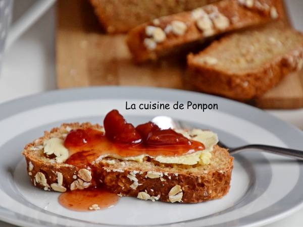 Pain irlandais au yaourt et flocons d'avoine, sans levure! - Préparation etape 1