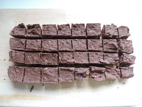 Truffe au chocolat et aux pépites d'abricot - Préparation etape 5