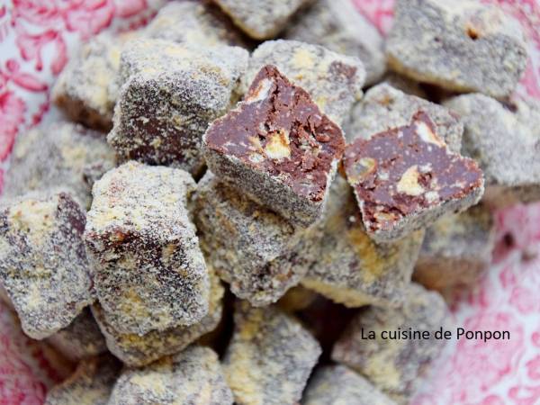 Truffe au chocolat et aux pépites d'abricot - Préparation etape 6