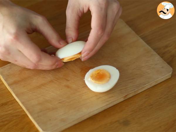 Oeufs mimosa (faciles et rapides) - Préparation etape 1