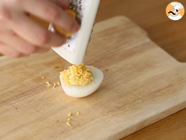 Oeufs mimosa (faciles et rapides) - Préparation etape 4