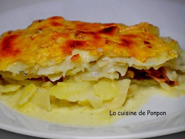 Gratin de céleri rave, pommes de terre et gorgonzola - Préparation etape 3