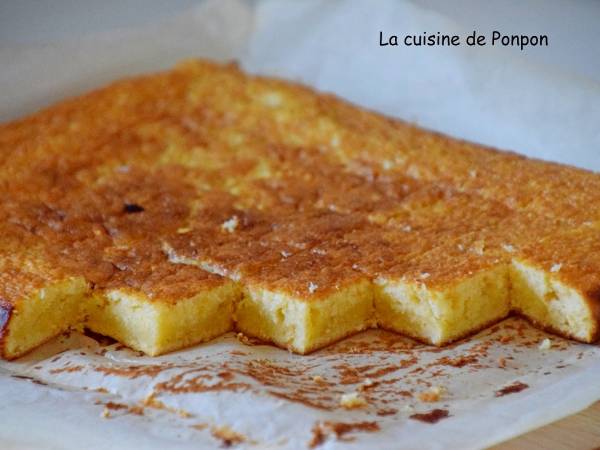 Carré fondant au chocolat blanc et lait concentré sucré - Préparation etape 1