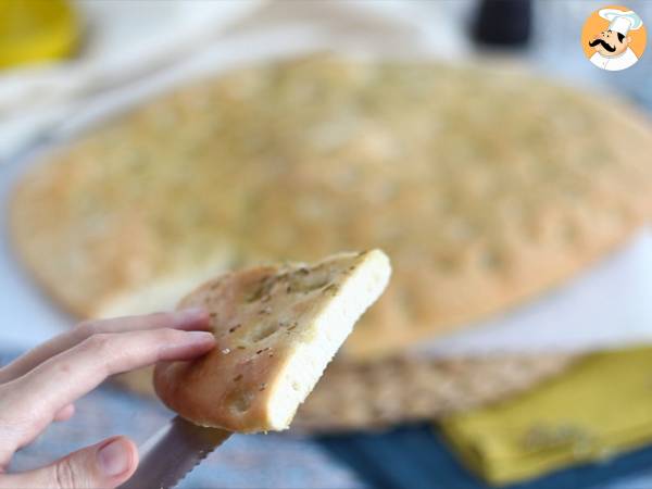 Focaccia, le pain italien au romarin - Préparation etape 8