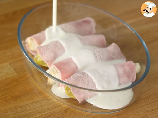 Endives au jambon gratinées - Préparation etape 6