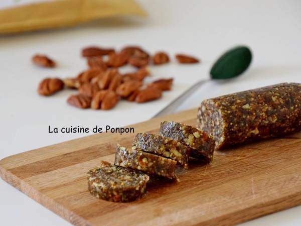 Barre énergétique à la spiruline, végan - Préparation etape 3