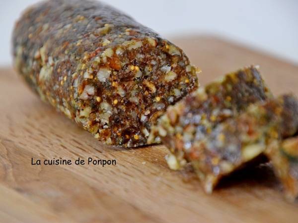 Barre énergétique à la spiruline, végan - Préparation etape 4