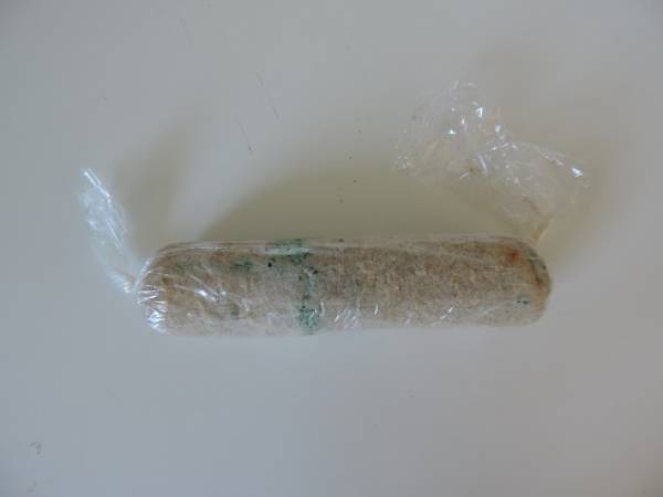 Roulé de galette au jambon et fromage à la spiruline - Préparation etape 5