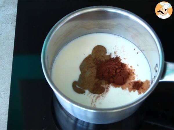 Crèmes à la noisette (dessert vegan et sans gluten) - Préparation etape 2