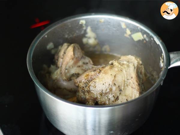 Souris d'agneau confites au miel et au thym - Préparation etape 4