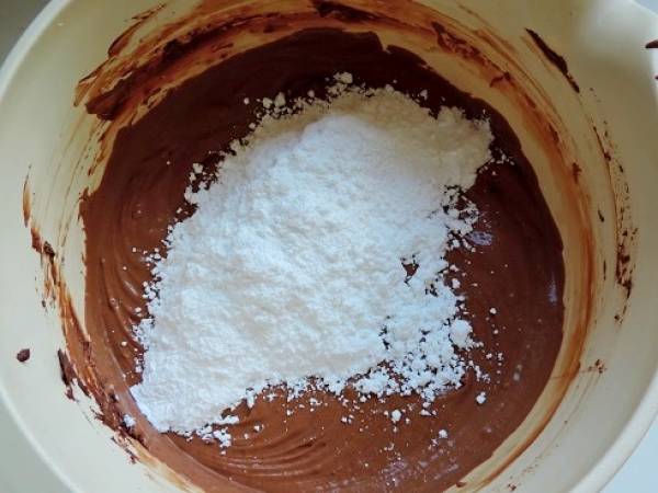 Gâteau au chocolat et mascarpone de Cyril Lignac - Préparation etape 3