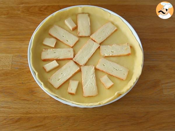 Tarte au Maroilles simple et rapide - Préparation etape 1