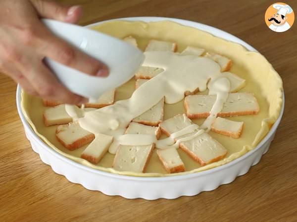 Tarte au Maroilles simple et rapide - Préparation etape 3