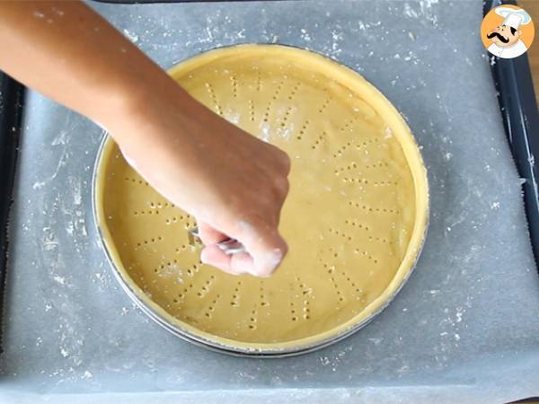 Tarte France bleu blanc rouge - Préparation etape 1