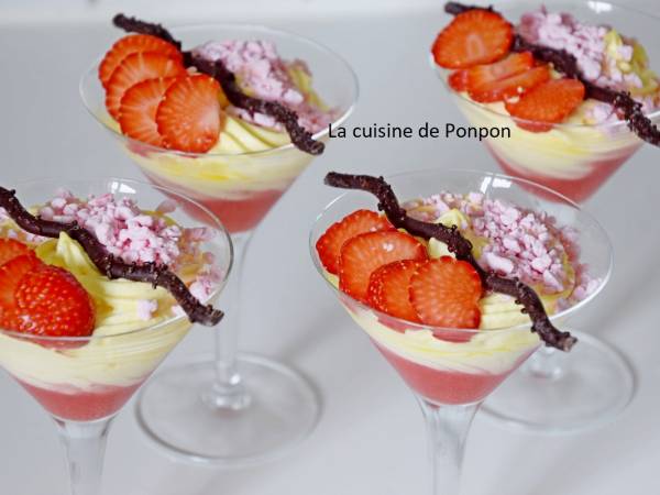 Crème mascarpone et fraises - Préparation etape 4