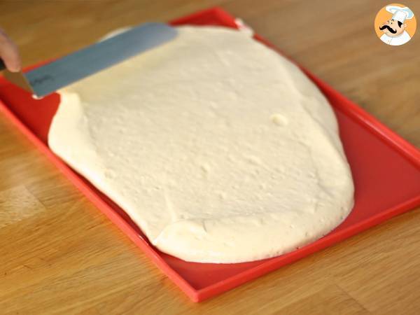 Bûche à la mangue et à la framboise - Préparation etape 6