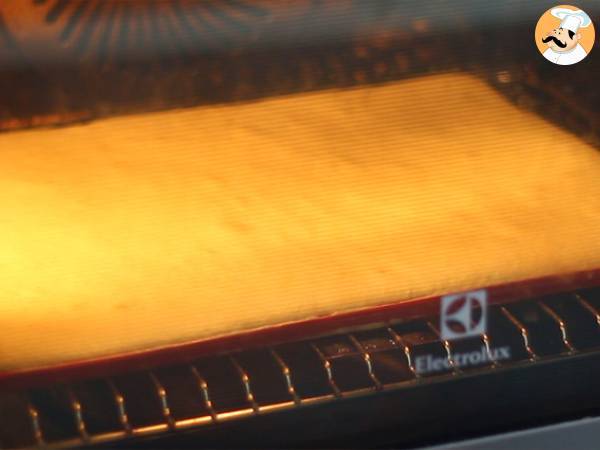 Bûche à la mangue et à la framboise - Préparation etape 7