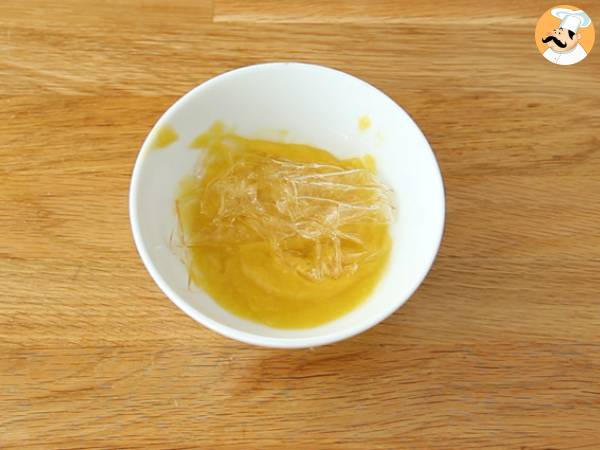 Bûche à la mangue et à la framboise - Préparation etape 12