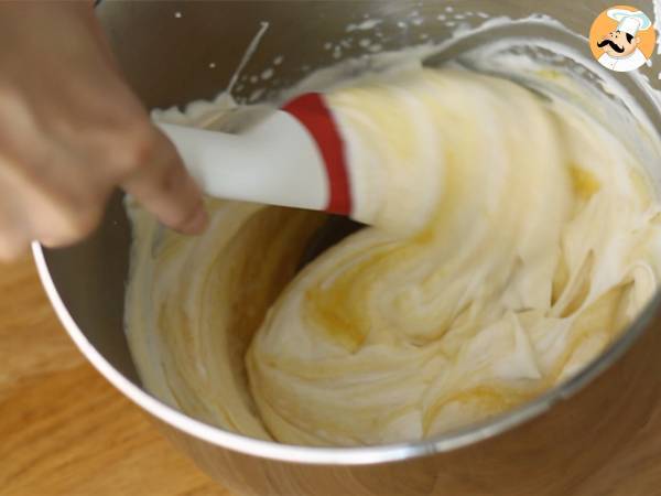 Bûche à la mangue et à la framboise - Préparation etape 14