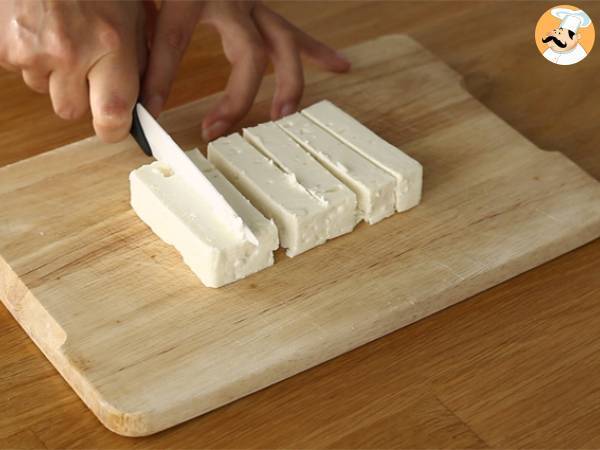 Bâtons de feta au sésame - Préparation etape 1