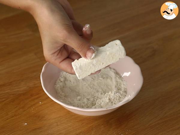 Bâtons de feta au sésame - Préparation etape 2