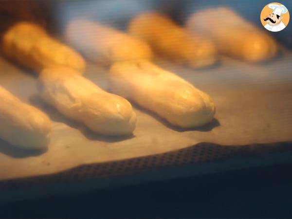 Éclairs au chocolat (expliqués pas à pas) - Préparation etape 10