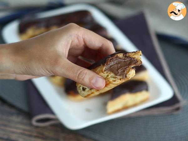 Éclairs au chocolat (expliqués pas à pas) - Préparation etape 14