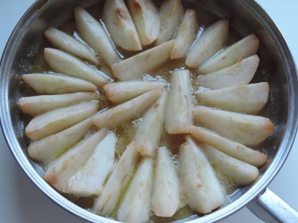 Tatin de poires au poivre de Sichuan - Préparation etape 1