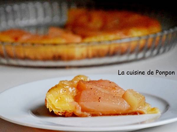 Tatin de poires au poivre de Sichuan - Préparation etape 3