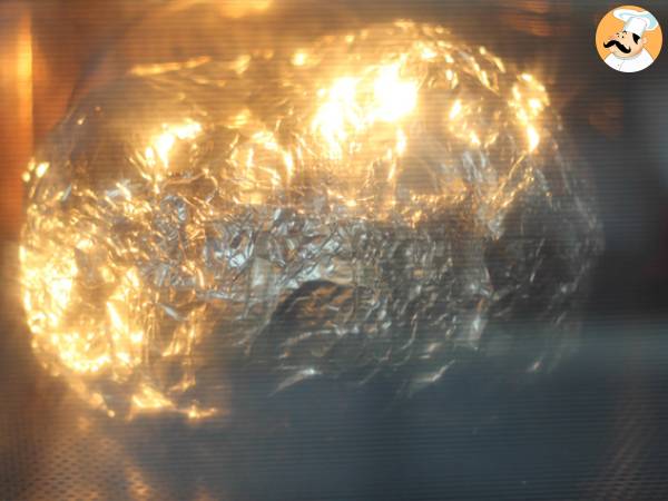 Citrouille aux crevettes - Le Camarão na moranga brésilien - Préparation etape 4