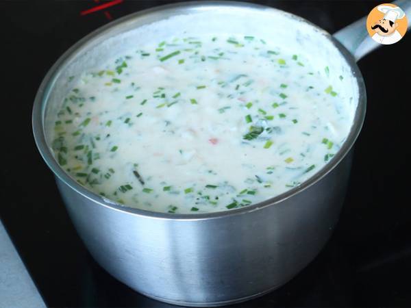 Citrouille aux crevettes - Le Camarão na moranga brésilien - Préparation etape 10