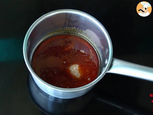 Fondant au chocolat et au caramel beurre salé - Préparation etape 3