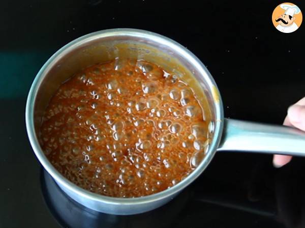 Fondant au chocolat et au caramel beurre salé - Préparation etape 4