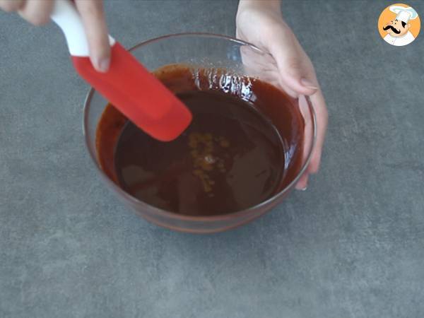 Fondant au chocolat et au caramel beurre salé - Préparation etape 5