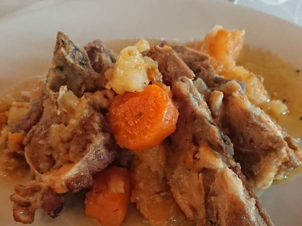 Poitrine d'agneau aux navets jaunes boules d'Or - Préparation etape 4