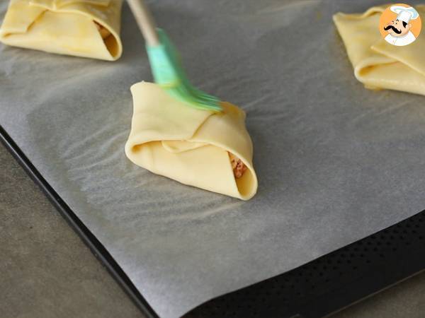 Paniers feuilletés au saumon fumé et fromage de chèvre frais - Préparation etape 4