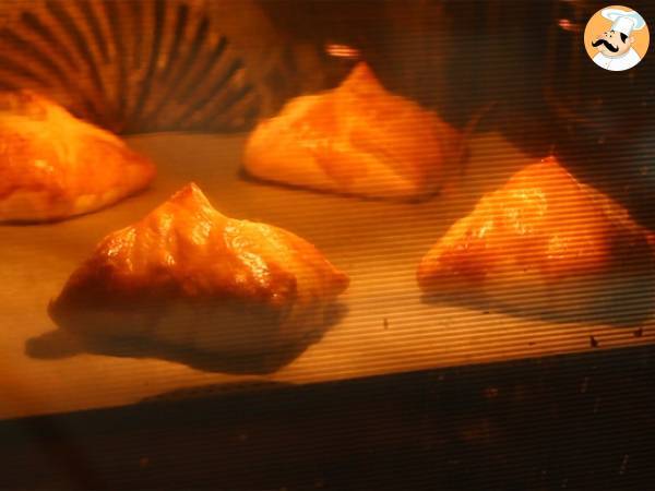 Paniers feuilletés au saumon fumé et fromage de chèvre frais - Préparation etape 5