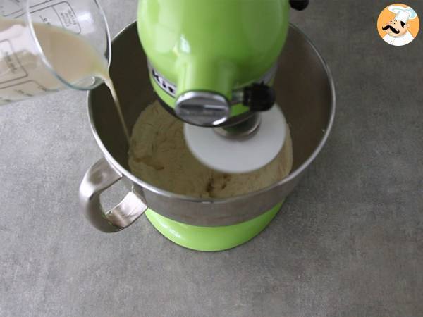 Panettone au chocolat (chocotone) - Préparation etape 1