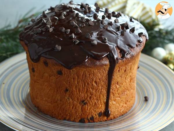 Panettone au chocolat (chocotone) - Préparation etape 7