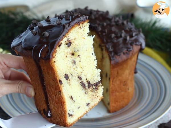 Panettone au chocolat (chocotone) - Préparation etape 8