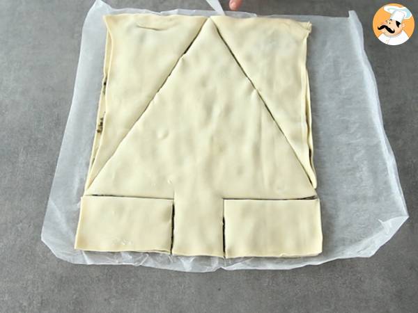 Sapin feuilleté à la tapenade maison - Préparation etape 4