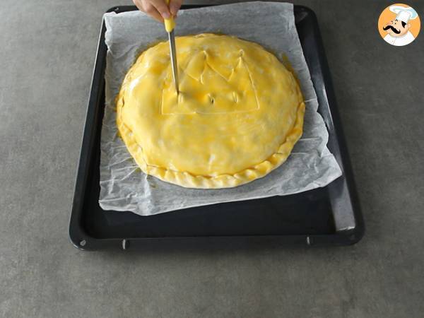 Tourte à la raclette - Préparation etape 5